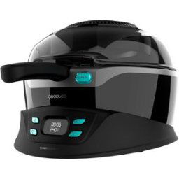 Cecotec Freidora de aire sin aceite sin aceite TurboCecoFry 4D Healthy. Negro