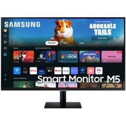 Samsung Monitor PC Smart Monitor M5 68,5 cm (27') 60 Hz, Full HD, HDR10, Funciones Smart. Negro