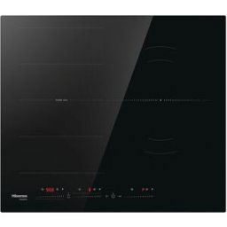Hisense Placa inducción con 3 zonas + zona Flex - HI6352BSCE. Negro