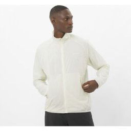 Salomon Chaqueta cortavientos de hombre SHKout FLY . Verde XXL
