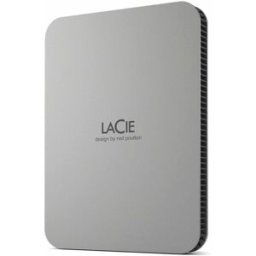 LaCie Disco duro externo portátil Mobile Drive (2022) 2TB, USB-C. Plata