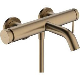 Hansgrohe Grifo monomando para bañera o ducha Tecturis S . Bronce cepillado