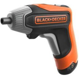 Black & Decker Atornillador a Batería de carga rápida 3,6 V B+D BCF611CK-QW. Naranja / Negro