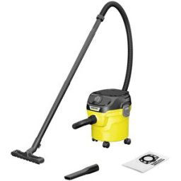 Karcher Aspiradora Multiusos Eléctrica con Cable a Red 1000W KWD 1 W. Amarillo / Negro niño