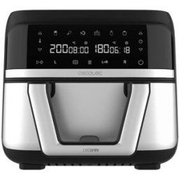Cecotec Freidora sin aceite Cecofry Dual 9000 con accesorios. Negro