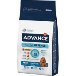 Advance Pienso para perros adultos Medium pollo y arroz. 14 Kg