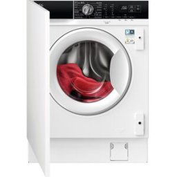 AEG Lavadora integrable 8 kg/ 1.400 rpm, ProSteam - LFN7G8434F. Blanco