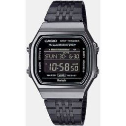 Casio Reloj de hombre Vintage ABL-100WEGG-1BEF Digital de acero negro. Negro