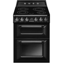 SMEG Cocina compacta placa inducción con 4 zonas y horno multifunción - TR62IBL2. Blanco