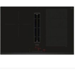 Siemens Placa inducción con extractor integrado, 4 zonas de cocción - EX851HJ26E. Negro