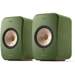 KEF Altavoces de estantería LSX II Wireless Verde Oliva (pareja). Verde Oliva