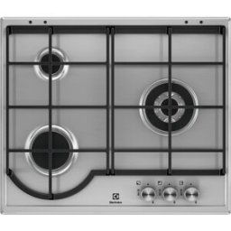 Electrolux Placa gas 3 quemadores - EGH6333BOX. Inox