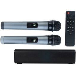Fonestar Barra de sonido portátil karaoke SING-BAR. Negro