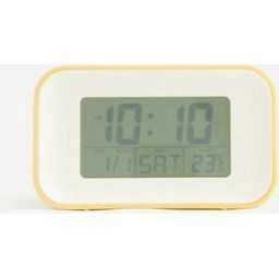 Acctim Reloj despertador digital rectangular Alta . Mostaza