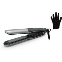 Rowenta Plancha de pelo y rizador Thermostyle 2 en 1, con revestimiento de Titanio. Negro