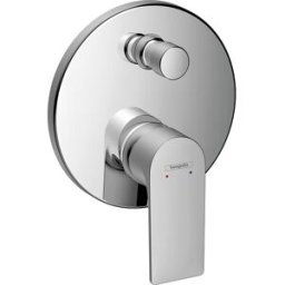 Hansgrohe Grifo monomando empotrado para bañera o ducha redondo Rebris E . Cromo