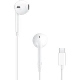 Apple Auriculares de botón EarPods (USB-C). Blanco