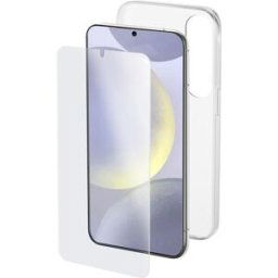 Cellular Line Kit de funda + cristal protector Cellularline para Samsung Galaxy S25+. Transparente