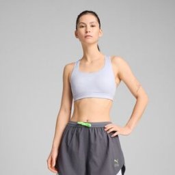 Puma Sujetador deportivo de mujer W x HYROX Mid Impact Bra . Azul XS