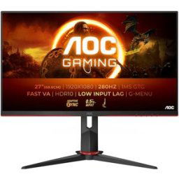 AOC Monitor PC Gaming 68,6cm (27') 27G2ZN3, 280 Hz, Full HD, FreeSync Premium. Negro / Rojo