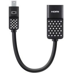 Belkin Adaptador Mini DisplayPort a HDTV 4K 12,5 cm. Negro