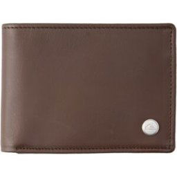 Quiksilver Cartera de hombre Mac . Marrón L