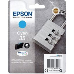Epson Cartucho de tinta 35 DURABrite Ultra Ink cian (T358240).