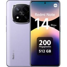 Xiaomi Redmi Note 14 Pro+ 5G 12GB + 512GB móvil libre. Lavanda 512 GB + 12 GB RAM