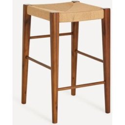El Corte Inglés Taburete de cocina de madera de acacia Kendal . Marrón