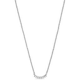 Tous Collar Les Classiques de oro blanco y diamantes. Blanco