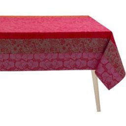 Le Jacquard FranÇais Mantel antimanchas algodón Cottage . Rosa 175 x 250 cm
