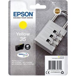 Epson Cartucho de tinta 35 DURABrite Ultra Ink amarillo (T358440).