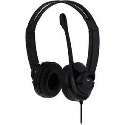 TNB Auriculares de diadema con micrófono para PC T'nB HS-200. Negro