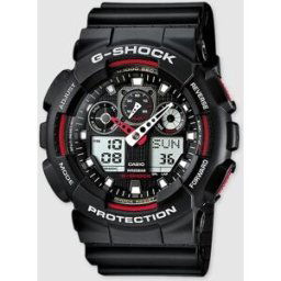 Casio Reloj de hombre G-SHOCK GA-100-1A4ER Luz LED automática. Negro