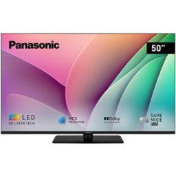 Panasonic TV QLED 126 cm (50') TV-50W80AEZ, UHD 4K, Dolby Vision, High Contrast, Smart TV. Negro