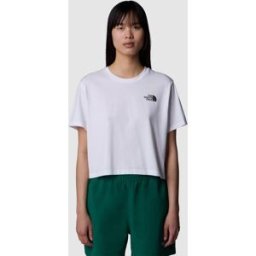 The North Face Camiseta corta de Mujer Simple Dome . Blanco XL