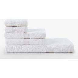 El Corte Inglés - Nuestro Mejor Precio Juego de 5 toallas algodón 450 gr/m2 Basic Nuestro Mejor Precio - El Corte Inglés. Blanco
