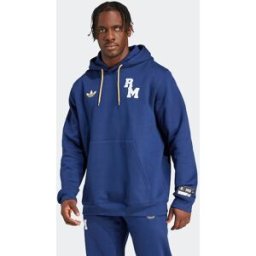 Adidas Sudadera de hombre con capucha Real Madrid VRCT . Azul S