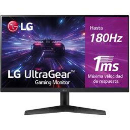 LG Monitor PC Gaming 60,5 cm (23,8') UltraGear 24GS60F-B, 180 Hz, Full HD IPS. Negro