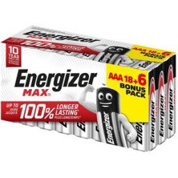 Energizer Pack 18+6 Pilas AAA LR03. AAA / LR03 1,5V
