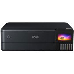 Epson Impresora Multifunción rellenable tinta EcoTank ET-8550, Ethernet y Wi-Fi. Negro