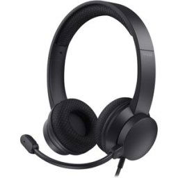 Trust Auriculares de diadema PC USB AYDA 25089 con micrófono. Negro