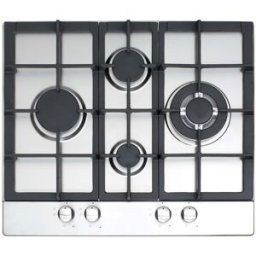 Cata Placa gas 4 quemadores - LGD 631 X. Cristal blanco