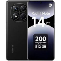 Xiaomi Redmi Note 14 Pro 5G 12GB + 512GB móvil libre. Negro Medianoche 512 GB + 12 GB RAM