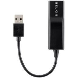 Belkin Adaptador de Ethernet USB 2.0 negro. Negro