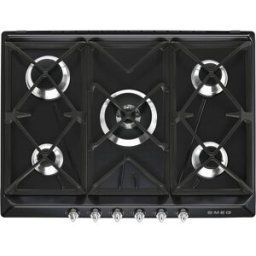 SMEG Placa gas 5 quemadores - SR975NGH. Negro