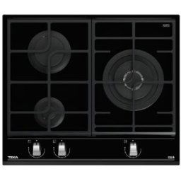 Teka Placa gas 3 quemadores - GZC63310XBN. Negro