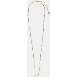 Mishky Collar Sunset Miyuki blanco. Blanco