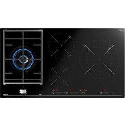 Teka Placa gas mixta 1 quemador y 3 zonas inducción - JZC 94313 ABNBK. Cristal negro