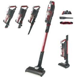 Hoover Aspirador de escoba recargable HF500 cepillo anti-enredos, almacenamiento compacto.